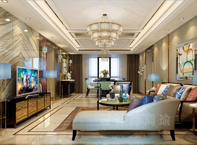 www.亚洲男女天天世纪江尚三室两厅168平装修设计效果欣赏